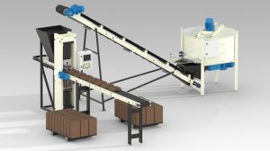 А200.Р2 (пресс автомат + ручное дозирование). Оборудование для производства лего кирпича.