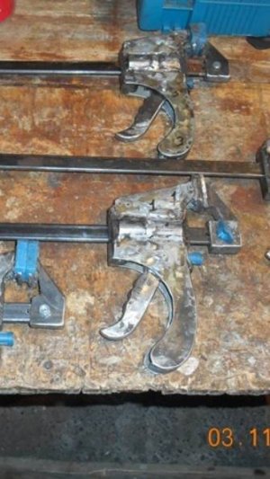 Как переделать пластиковые Быстрозажимные струбцыны в железные