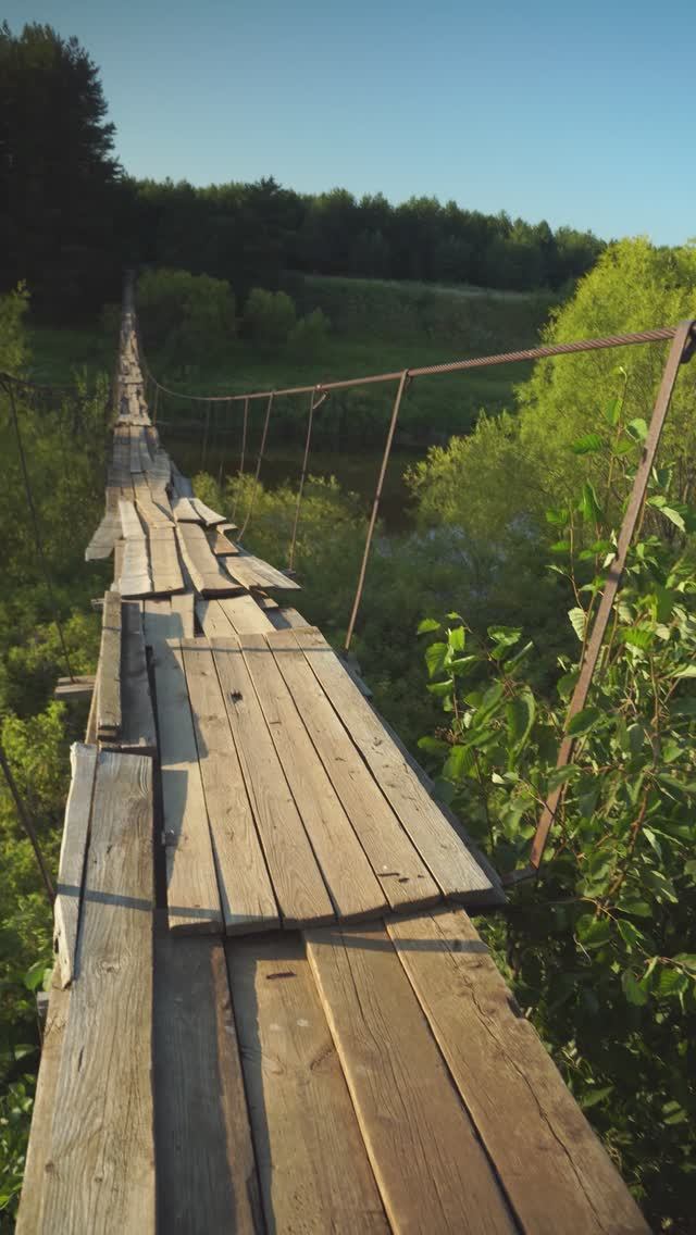 Кировская область. Подвесной мост. смотреть онлайн
