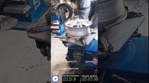 Анализ времени шиномонтажных работ.