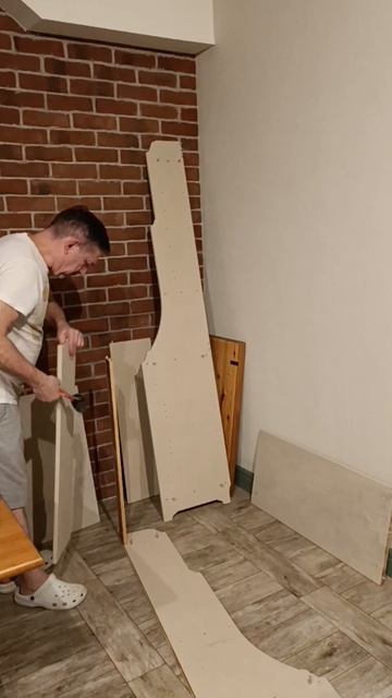 Переделка деревянного буфета  IKEA LEKSVIK.