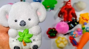 АСМР распаковка сквишей и антистрессы 💥 жмякаю Таба СКВИШИ лапки 🐾💋 для вашего удовольствия