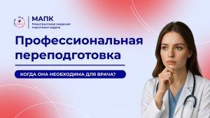 Профессиональная переподготовка: когда она необходима для врача?