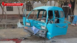 FARG'ONADA AVTO AVARIYA SABAB BIR INSON BU HAYOTNI TARK ETDI