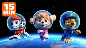 😳 ЩЕНЯЧИЙ ПАТРУЛЬ СТАЛИ КОСМОНАВТАМИ МАРШАЛ СКАЙ ГОНЩИК В КОСМОСЕ в МАЙНКРАФТ PAW PATROL МУЛЬТИК