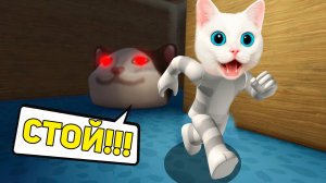 ПОБЕГ ОТ ЗЛОЙ ГОЛОВЫ КОТА ROBLOX КОТЕНОК КРОНОС