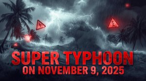СУПЕР ТАЙФУН ОПЯТЬ РАЗНОСИТ ФИЛИППИНЫ 9 НОЯБРЯ 2025