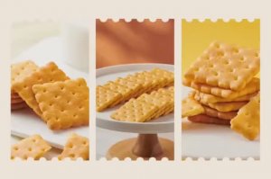 Промышленная линия для производства затяжного печенья и крекера