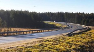 Завершена масштабная реконструкция участка трассы Югорск - Таёжный в Советском районе