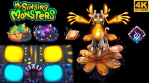 Фосфорный Флокс - Все Анимации и Песни на Всех Скинах Островов - My Singing Monsters
