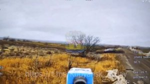 Уничтожение пикапа ВСУ "ждуном"