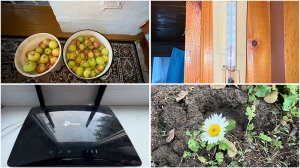 3 ноября. Дачный домик. Роутер. Стало красиво