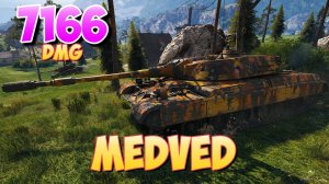 Medved - 4 Фрагов 7.1K Урона • Прорыв! • Мир Танков