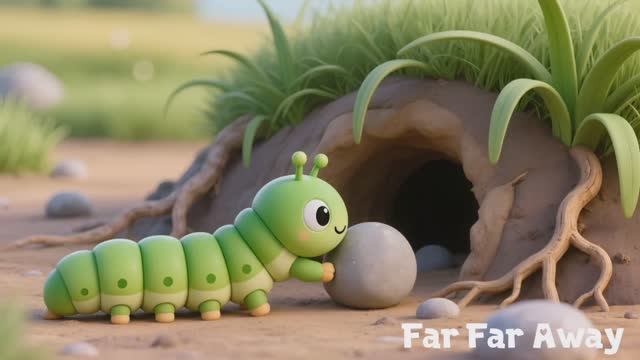 Тайная жизнь гусеницы 🐛 Мультик для детей ☺️