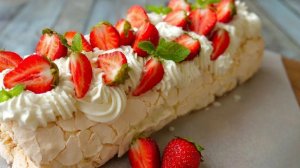 Меренговый рулет🤗🤗🤗