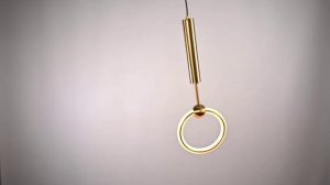 Подвесной светильник FINNUR B D20 A Brass