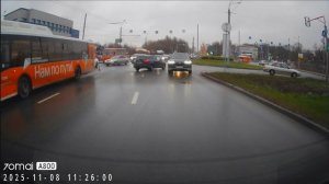 ДТП с автобусом на Гагарина, 08.11.2025