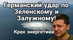 ГЕРМАНСКИЙ УДАР ПО ЗЕЛЕНСКОМУ И ЗАЛУЖНОМУ Крах энергетики