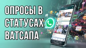 НОВИНКА! Как ДОБАВИТЬ ОПРОС в СТАТУС WhatsApp