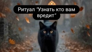 Ритуал _Узнать вредящего врага_#ритуал #узнатьврага #ктовредит