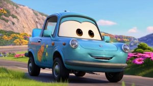 Цветные колеса мультфильм