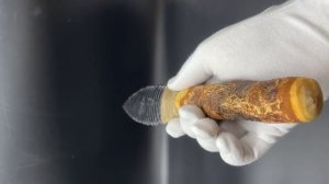 Нож обсидиановый рукоять дерево от 26 см