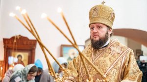 Архиерейское богослужение в Казанском храме города Серпухова
