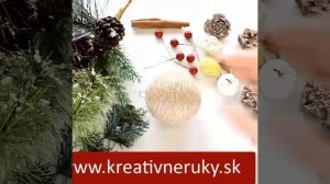 Елочная игрушка своими руками🎄