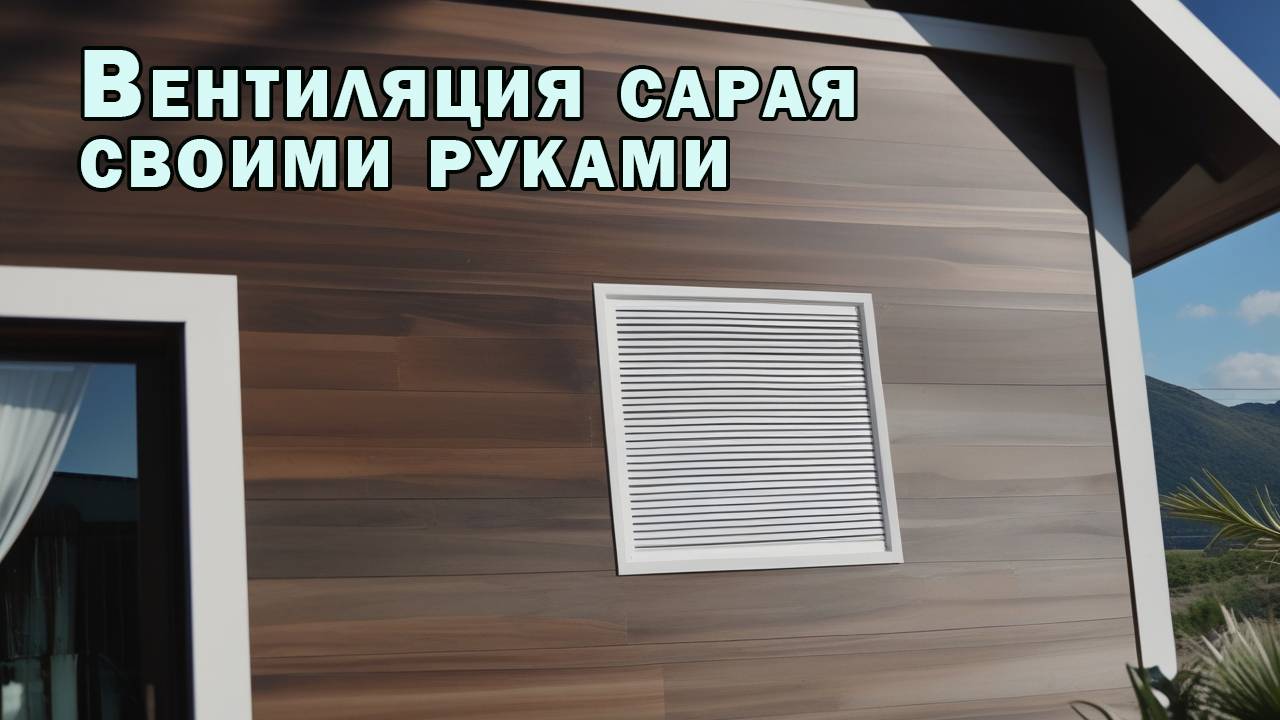 Вентиляция сарая своими руками смотреть онлайн
