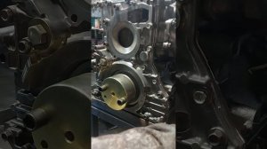 Установка сальника коленвала Isuzu 4HF1.4HK1