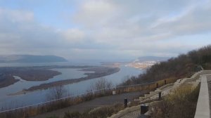 Прогулки по Самаре • Смотровая площадка «Вертолётная» в посёлке Управленческом. Ноябрь 2024.