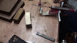 Ошибка при заточке ножика. Переточил.