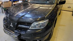 Mitsubishi outlander 1 2003. 
Установка светодиодных модулей. Aozoom.