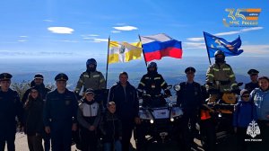 Автопробег в честь 35-летия МЧС России