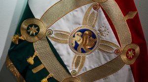 Флаг Президента Таджикистана (штандарт) вышивка FLAG.RU