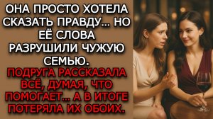 Измена жены. "ПОДРУГА РАССКАЗАЛА ВСЁ" - Аудио рассказы. Жизненные истории слушать / Истории из жизни