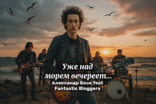 Уже над морем вечереет… Александр Блок feat Fantastic Bloggers смотреть онлайн