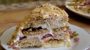 Вот, что нужно готовить прямо сейчас! Дешево! Быстро! Два вкусных и быстрых десерта без выпечки