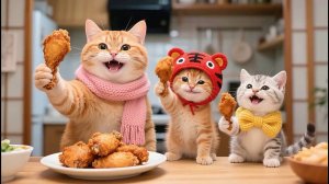 Котики и вкусняшки