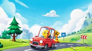 Время для веселья: мчимся по дороге мультфильм