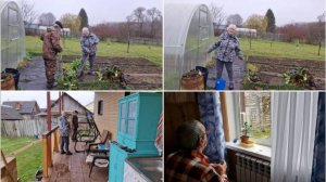 ВЫКОПАЛИ ДАЙКОН, ЗАТАЩИЛИ КАЧЕЛИ НА ТЕРРАСУ.