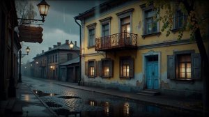 Осенний дождь в старом городе - печальная мелодичная музыка