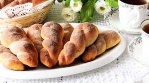 Мягкие булочки на творожном тесте без дрожжей с лёгким ароматом корицы