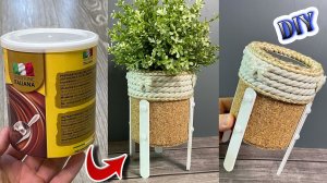 ПОСМОТРИ ЧТО Я СДЕЛАЛ ИЗ БАНКИ ОТ КАКАО😱КАШПО СВОИМИ РУКАМИ💥