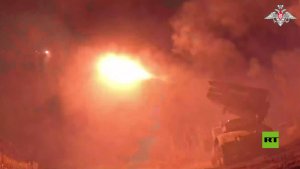 منظومة "غراد" الروسية تدمر أهدافا أوكرانية في منطقة العملية العسكرية