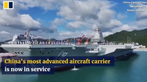 Самый современный авианосец Китая.