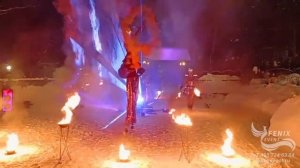 Заказать фаер шоу на праздник в Москве - лучшее огненное шоу на новый год и корпоратив