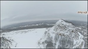 Гора Ореховая. Хабаровск. Снегопад.