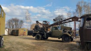 Ретро автокран К-46 ЗИЛ-164. Часть 4