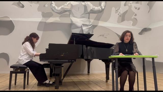 "Фуга ля минор", Исполняет: Пейкова Мария, 12 лет